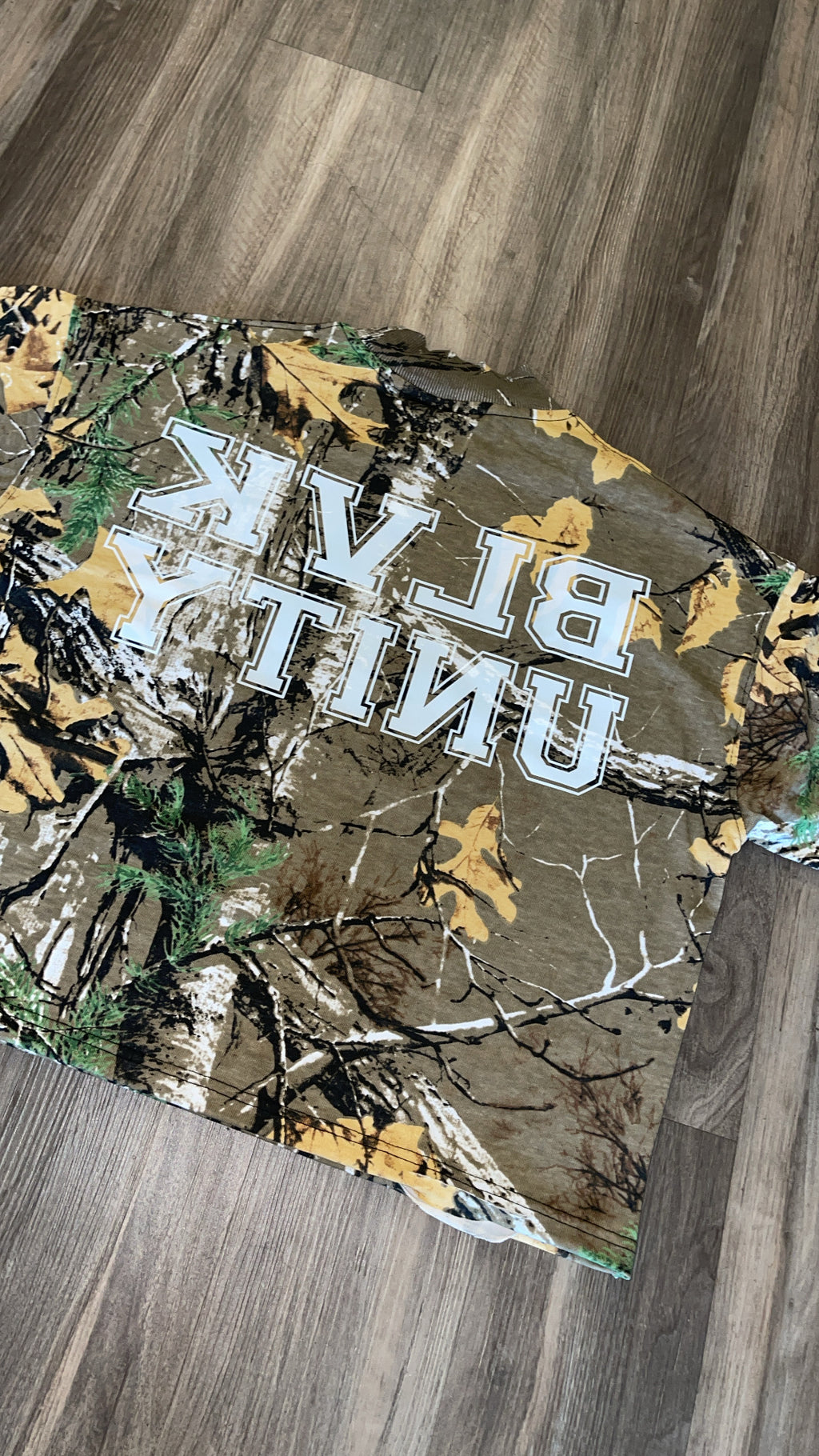 BlvkUnity Camo 'Mirror Statement Tee"