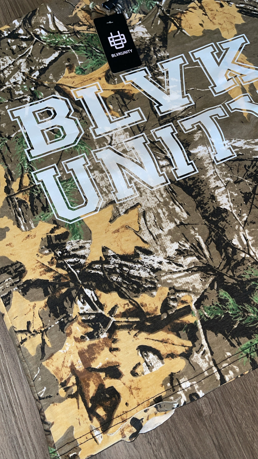 BlvkUnity Camo 'Mirror Statement Tee"