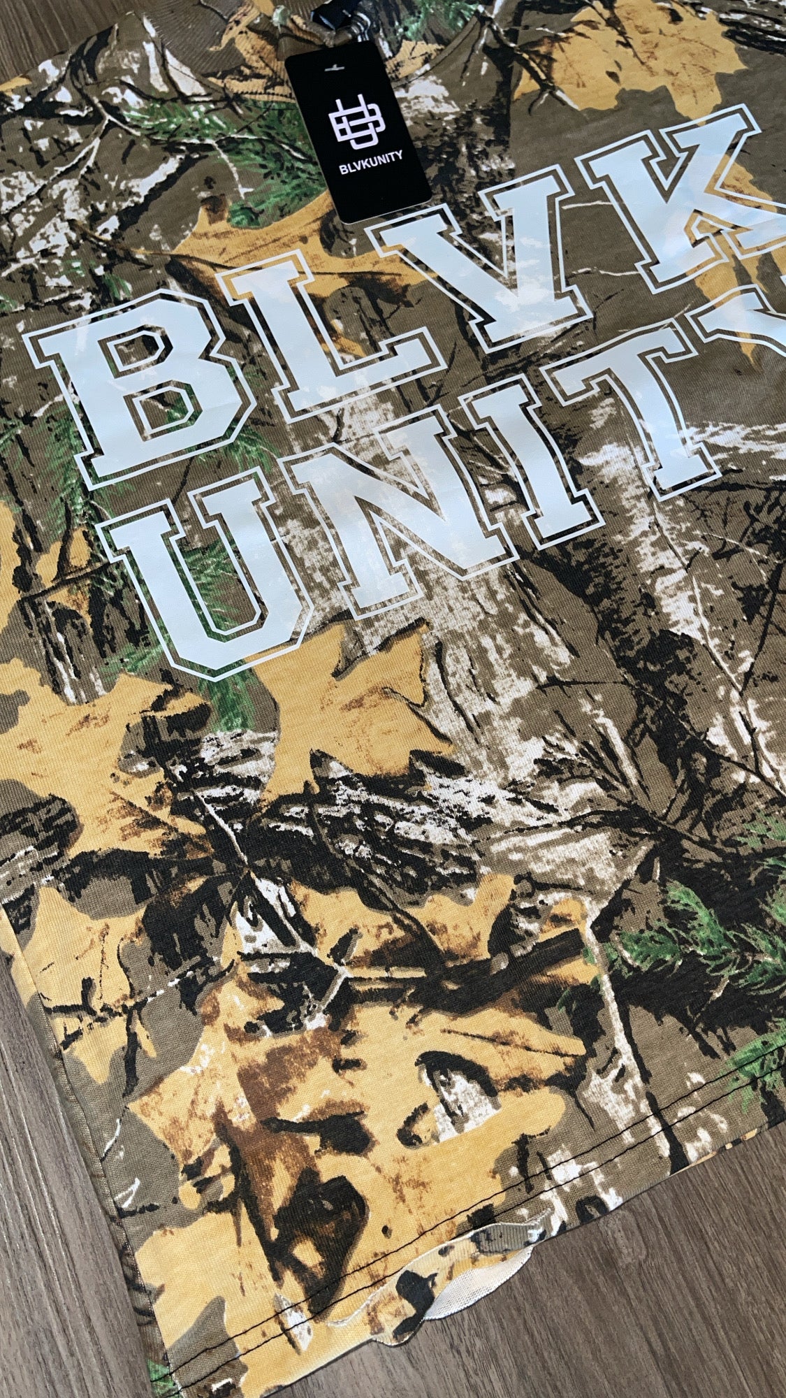 BlvkUnity Camo 'Mirror Statement Tee"
