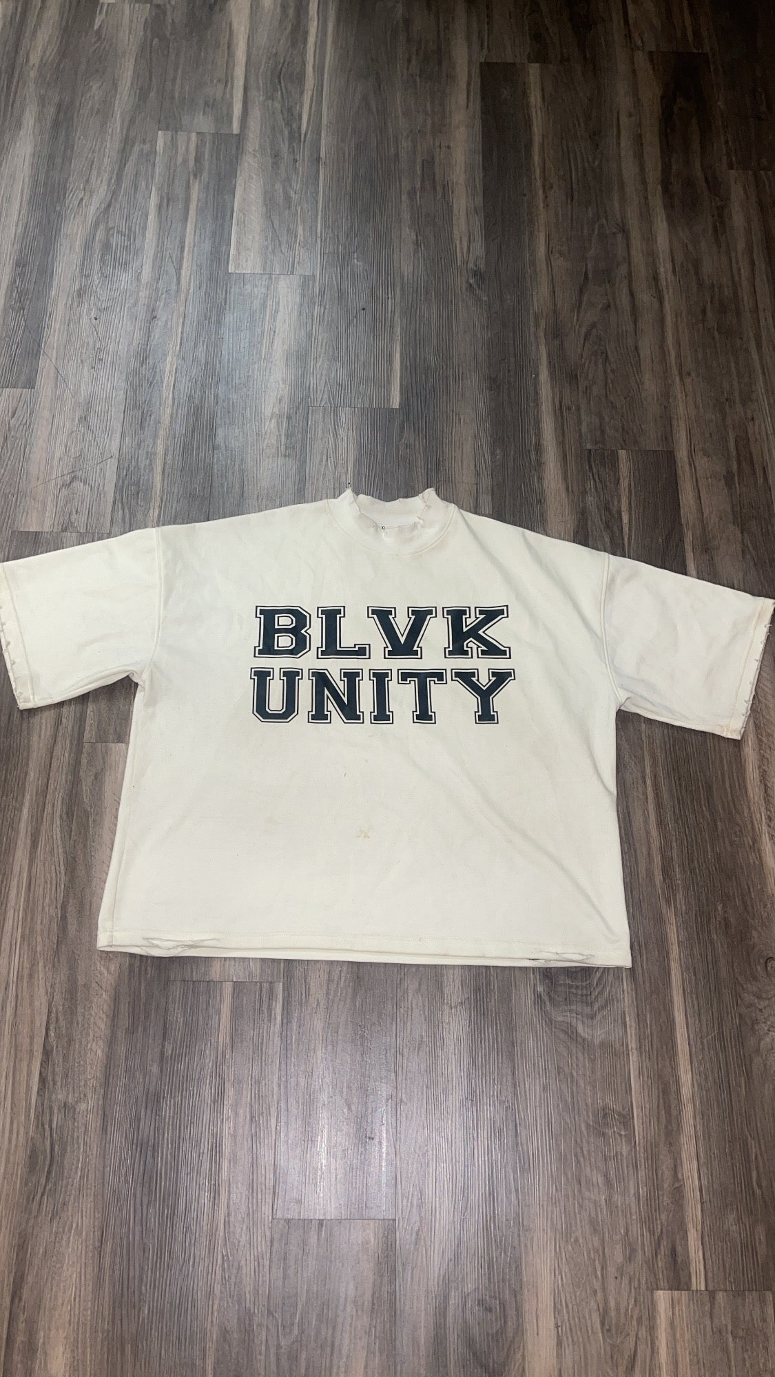 BlvkUnity "Creme Mirror University Tee"
