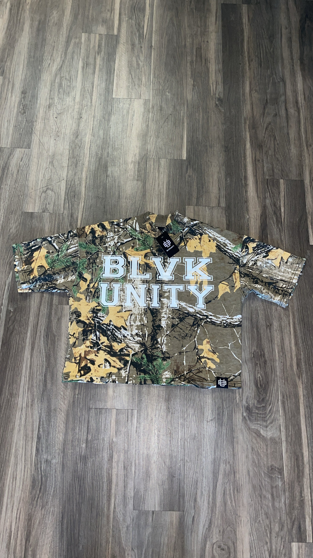 BlvkUnity Camo 'Mirror Statement Tee"