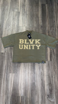 BlvkUnity Forest Green 'Mirror Statement Tee'